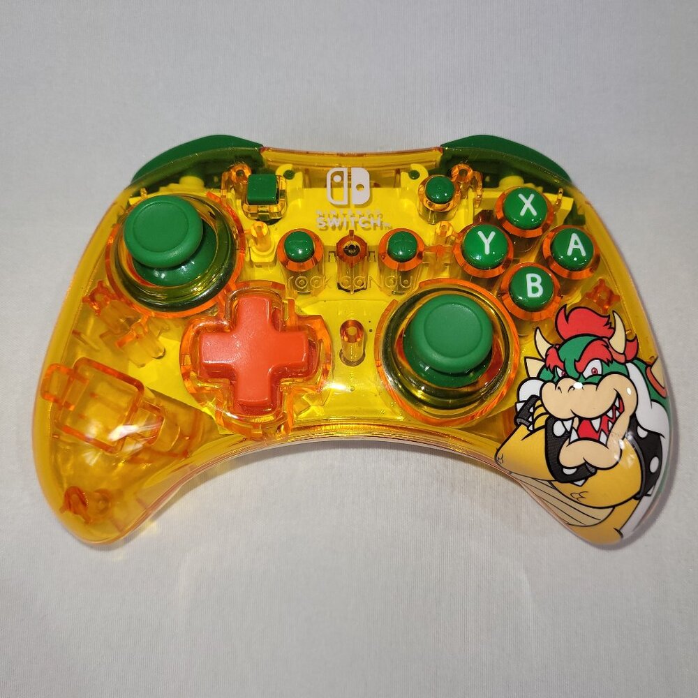 PDP Rock Candy Lemon Bomb Bowser Wired Controller for Nintendo Switch